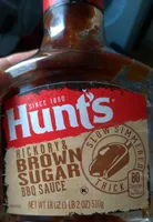 HUNTS BBQ Sauce Hickory Brown Sugar, 18 OZ