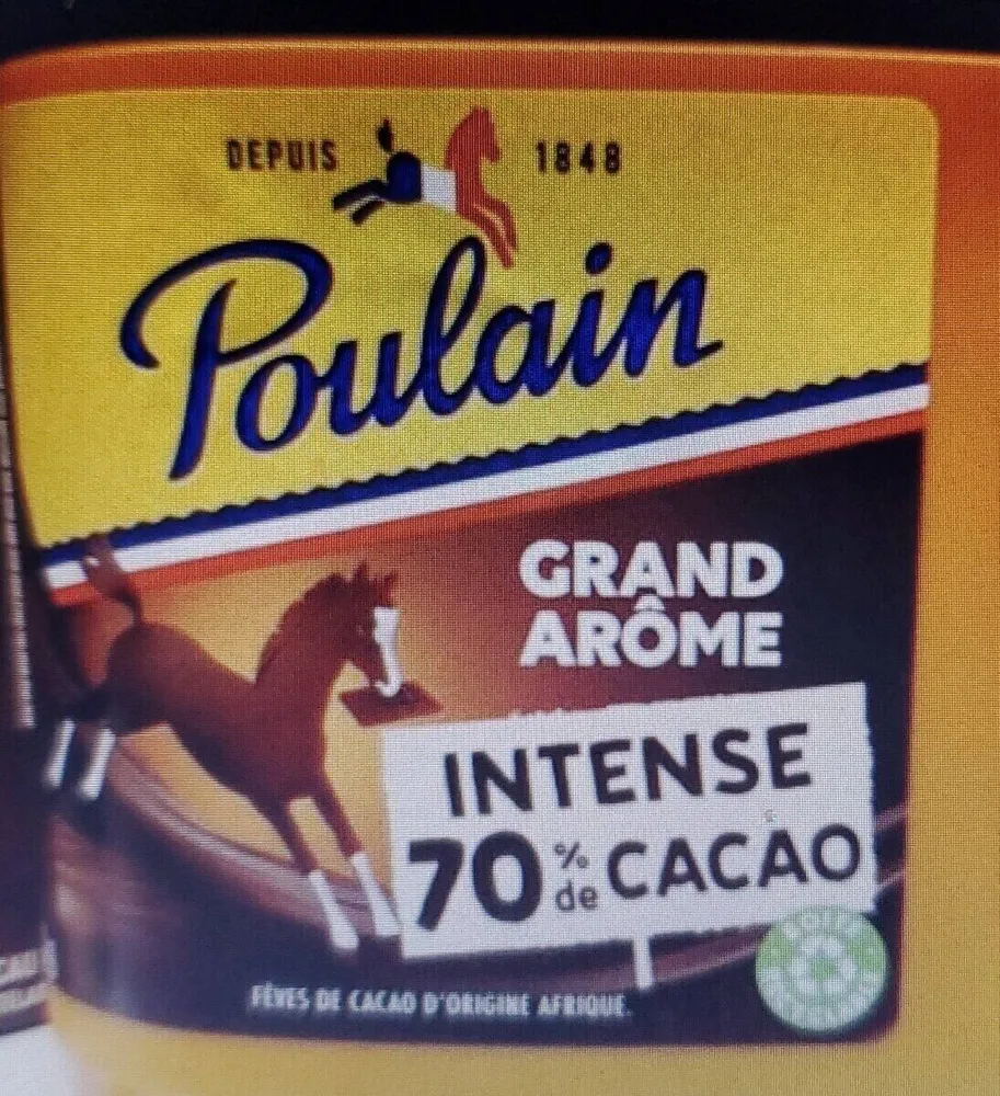 Poulain grand arome 70 % de cacao