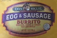 Egg & Sausage Burrito