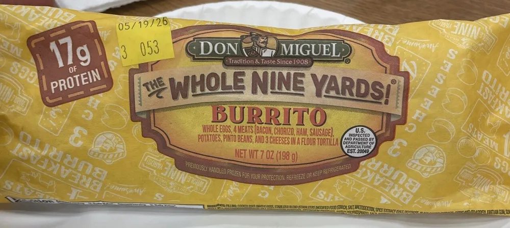 The whole nine yards burrito