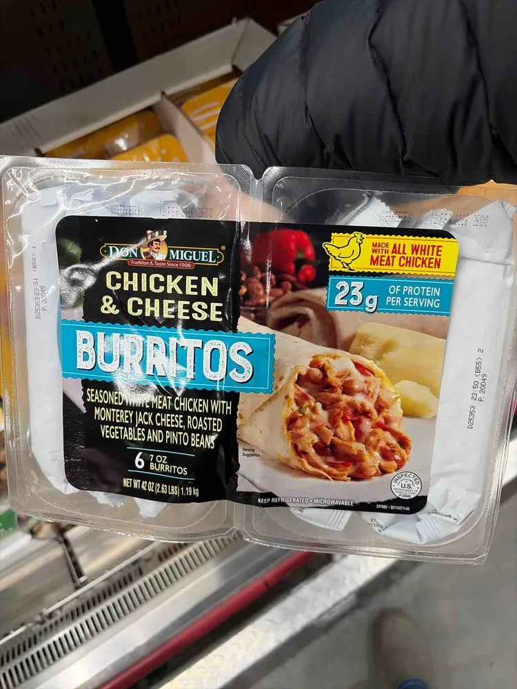 Chicken & Cheese Burritos