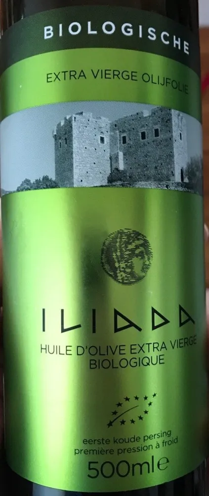 Iliada Organic Greek Kalamata Extra Virgin Olive Oil, 17.1 FL Oz