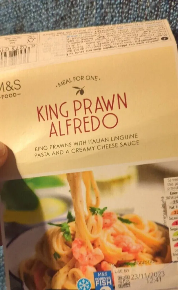 KING PRAWN ALFREDO