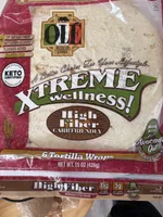 XTREME wellness! High Fiber Carb Friendly Tortilla Wraps