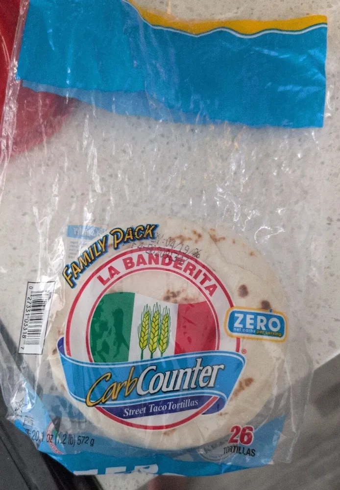 Carb Counter Street Taco Tortillas