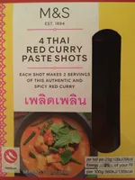 4 Thai Red Curry Paste Shots
