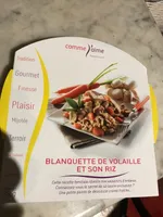 Blanquette de Volaille et son Riz