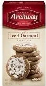Soft Iced Oatmeal Cookies