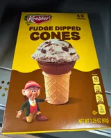 Keebler fudge-dipped cones
