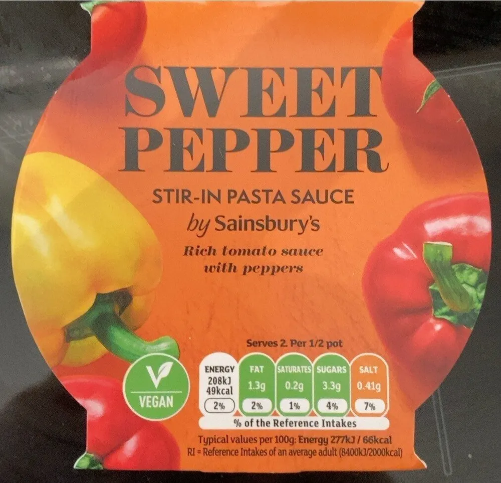 Sweet Pepper Stir-in Pasta Sauce