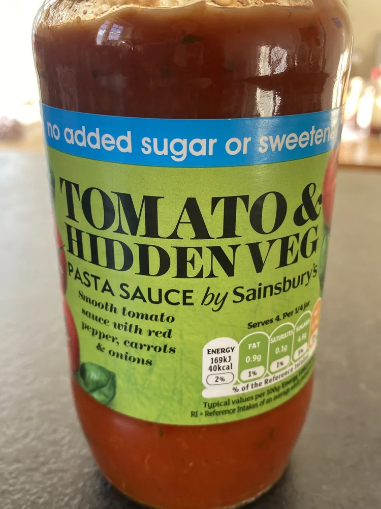 Tomato & Hidden Veg Pasta Sauce