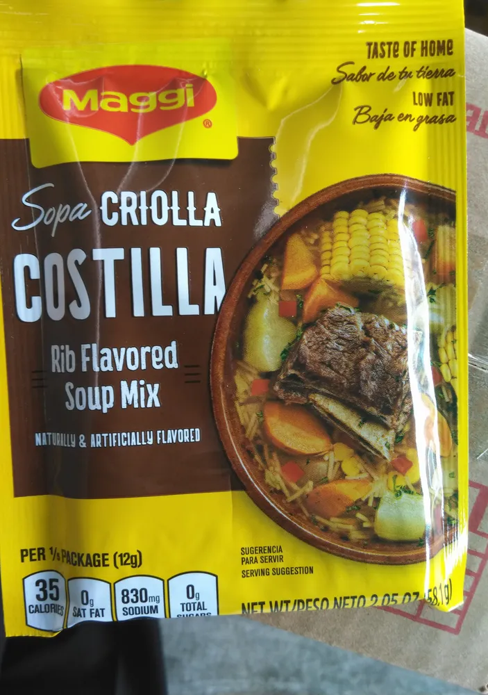 Rib Flavored Soup mix
