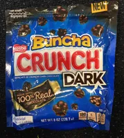 Bunches of crunchy dark chocolate