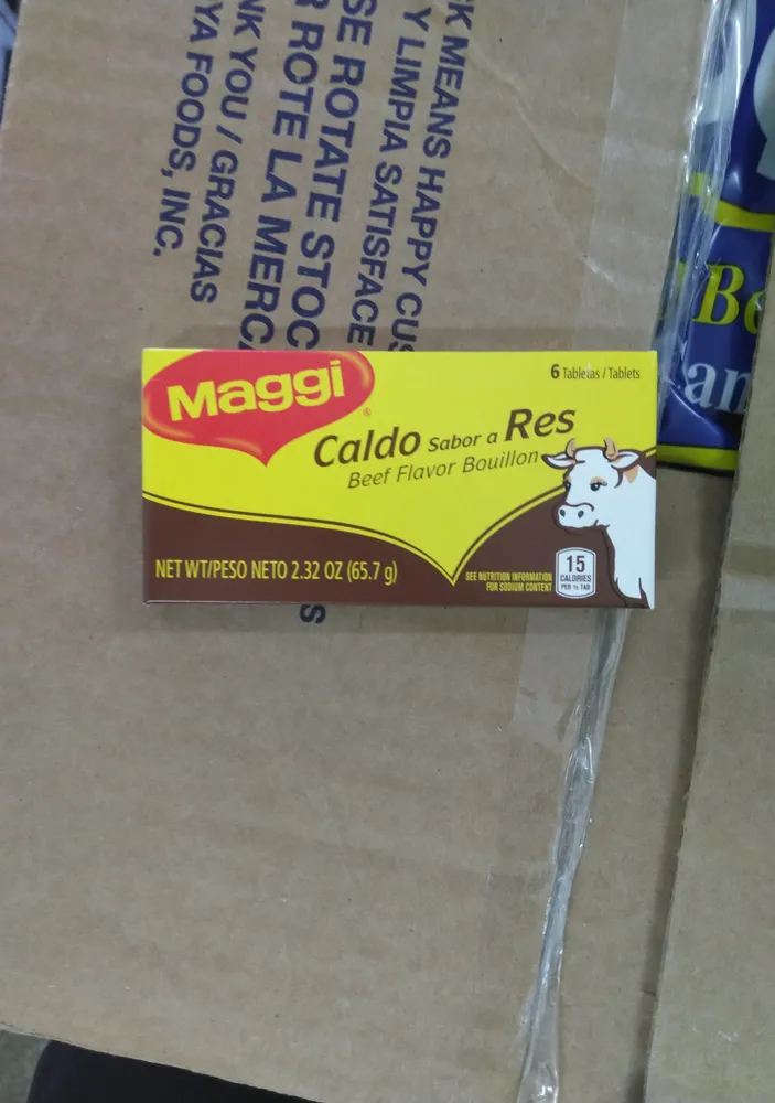 Beef flavor bouillon