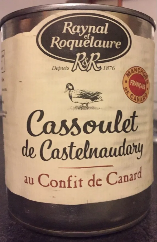 Cassoulet de Castelnaudary au confit de canar
