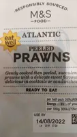 Atlantic peeled prawns