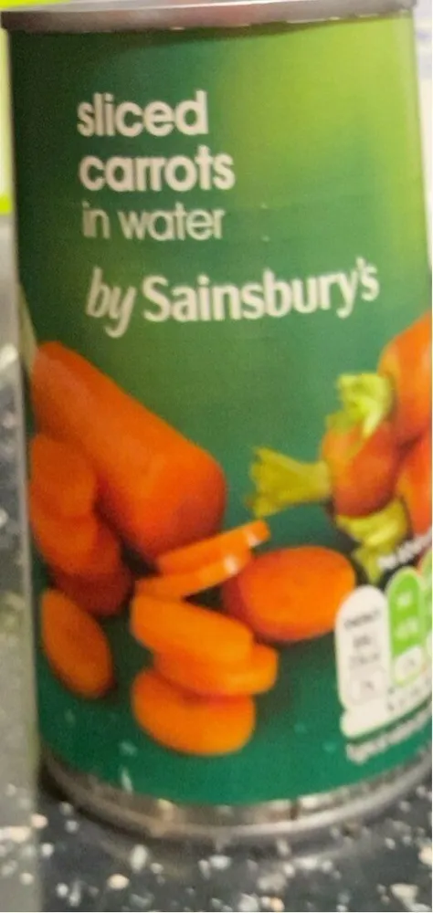 Sliced carrot