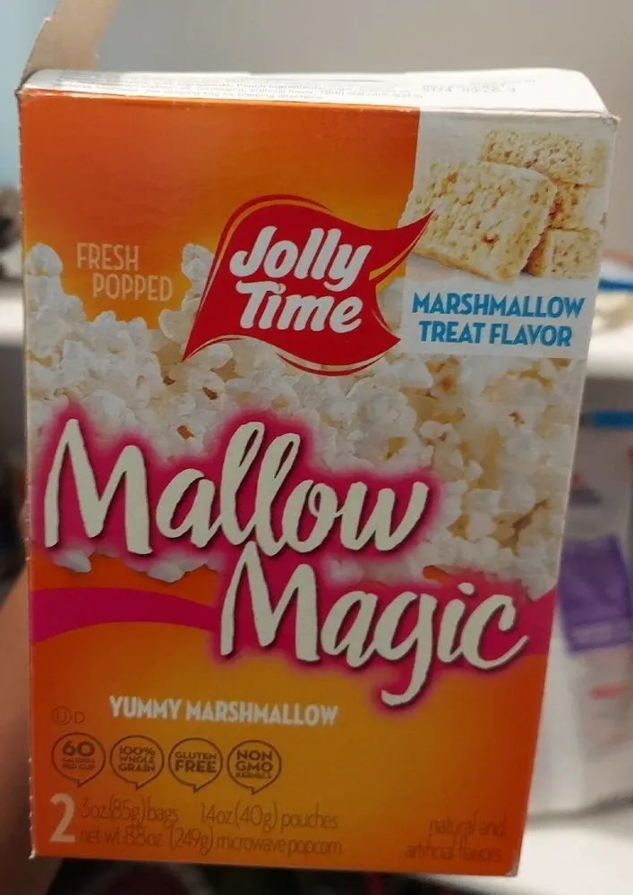 Mallow magic marshmallow flavor microwave popcorn