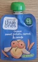 organic sweet potato and swede