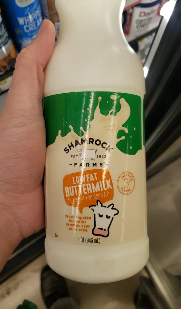 Lowfat butter milk