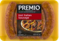 Hot italian sausage with real crusted red & black pepper