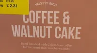 Coffee and Walnut cake