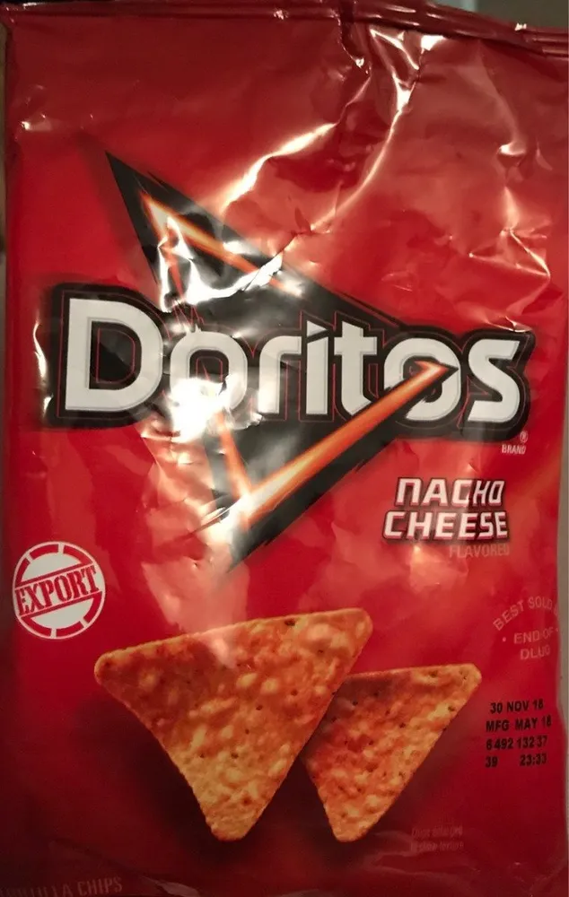 Doritos Tortilla Chips Flavored, Nacho Cheese