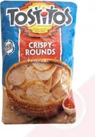Tostitos Tortilla Chips Crispy Rounds, 100% White Corn   الاصفر