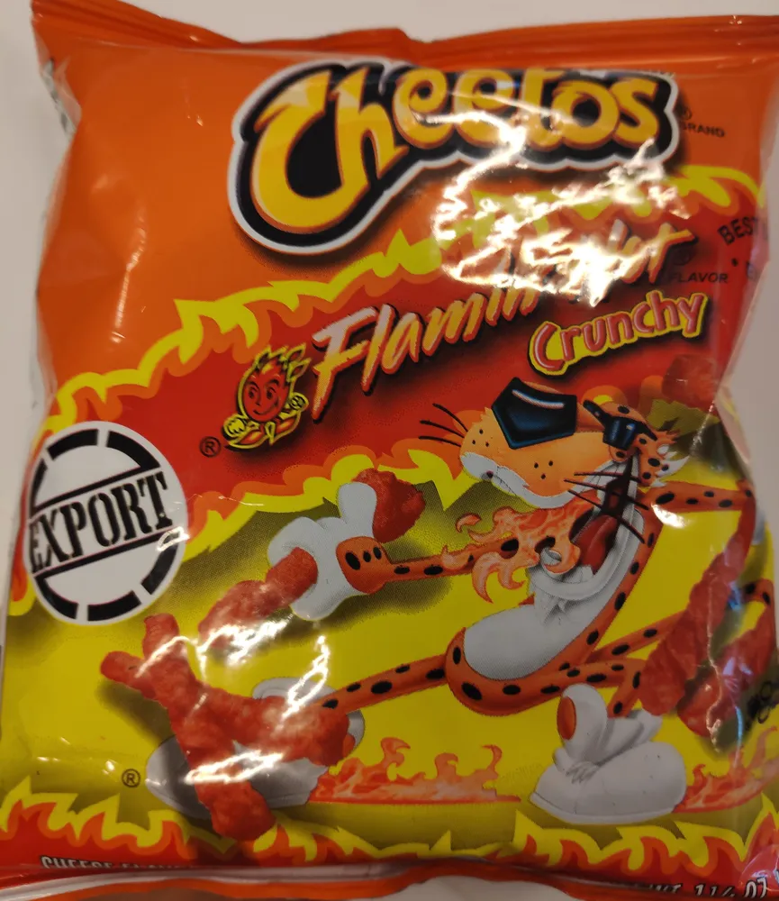 Flamin' Hot Crunchy Cheese Flavored Snacks
