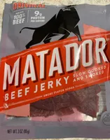 Matador slow cooked and smoked beef jerky