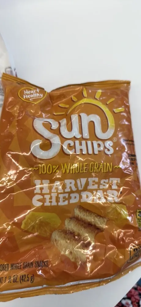 Harvest Cheddar Flavored Sun Chips