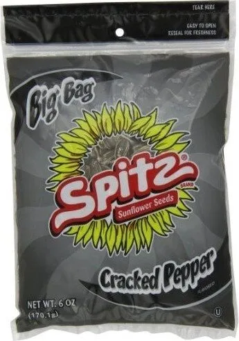 Cracked Pepper Flavored Sunflower Seeds