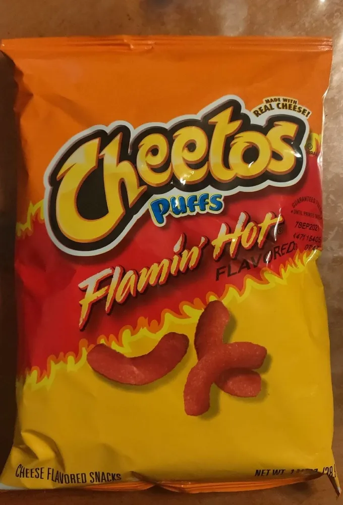 chrrtos puffs flaming' hot