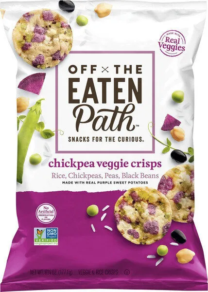 Chickpea Veggie Crisps Made With Real Purple Sweet Potatoes