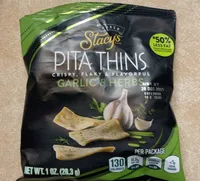 Pita Thins Garlic & Herbs Flavored