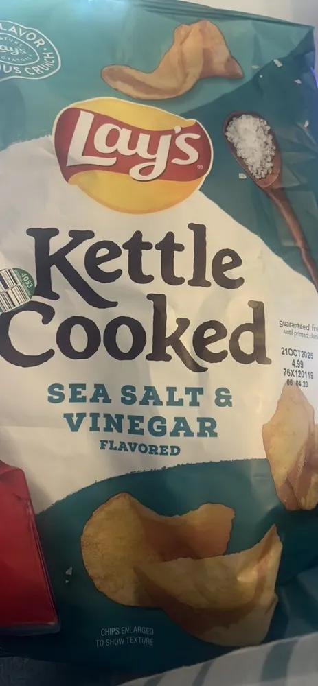 Kettle Cooked Sea Salt & Vinegar Flavored