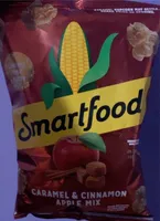 Flavored popcorn:caramel and cinnamon apple mix