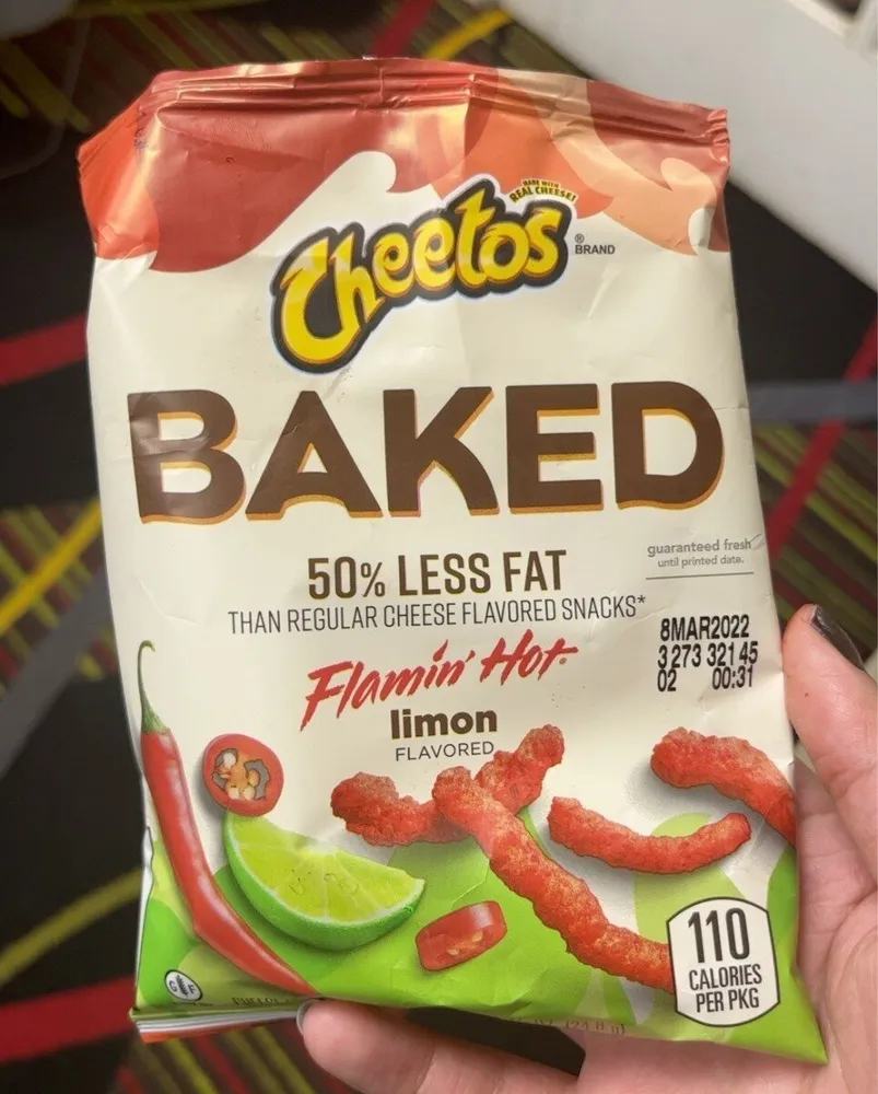 Baked flamin hot cheetos