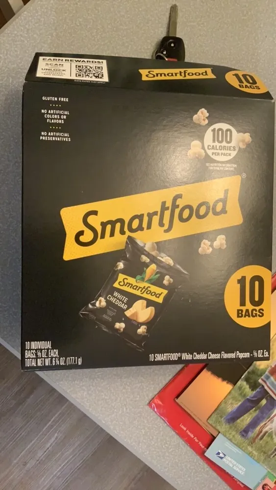 White Cheddar Cheese Flavored Popcorn
