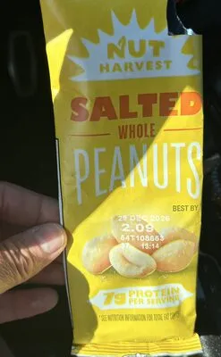 Salted whole peanuts