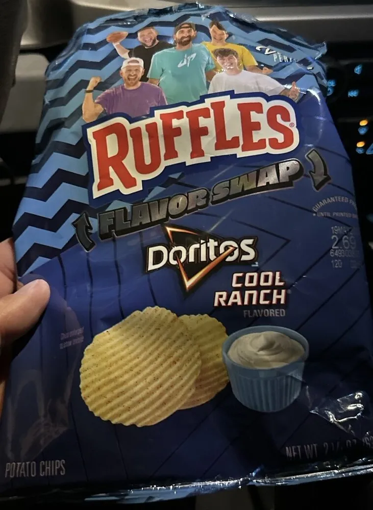 Ruffles Doritos Cool Ranch Flavored