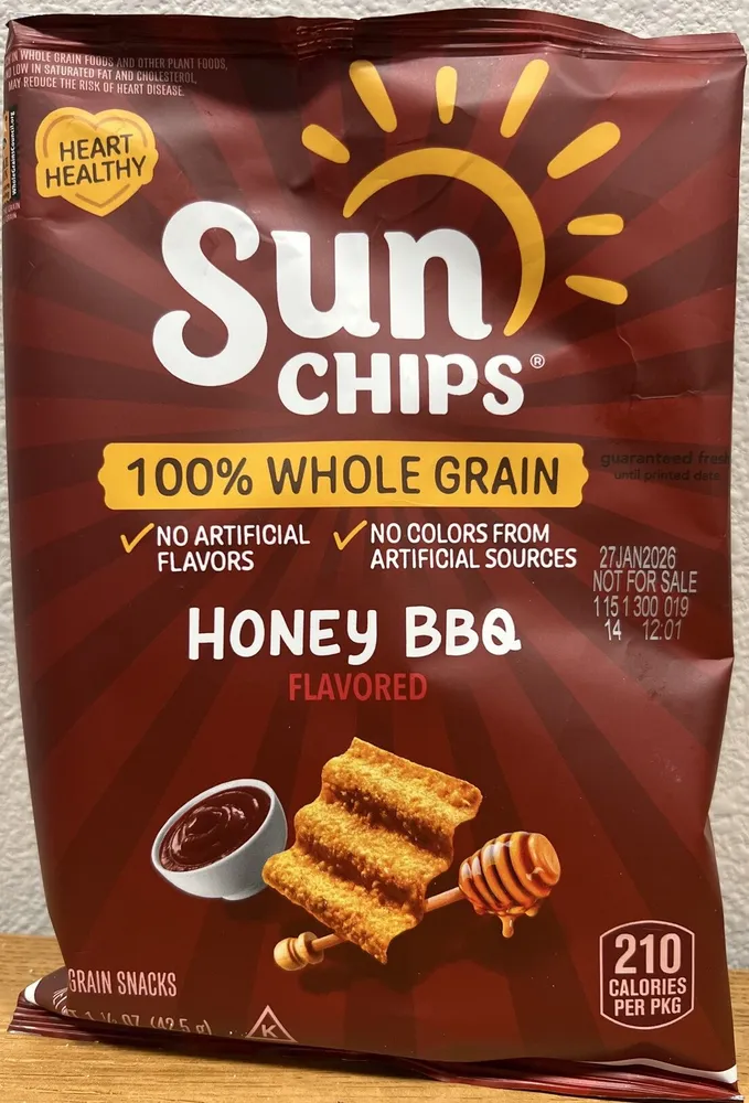 Honey BBQ Flavored Whole Grain Snacks