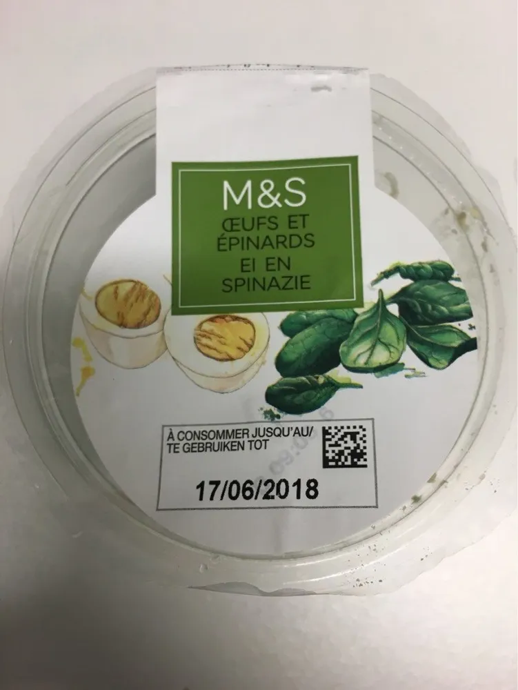 Oeufs et épinards