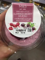Summer berry muesli