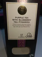 Purple Tea With Blueberry Tea Pyramid