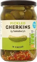 Pickled Gherkins in Vinegar