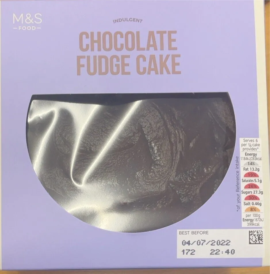 Chocolate Fudge Cake