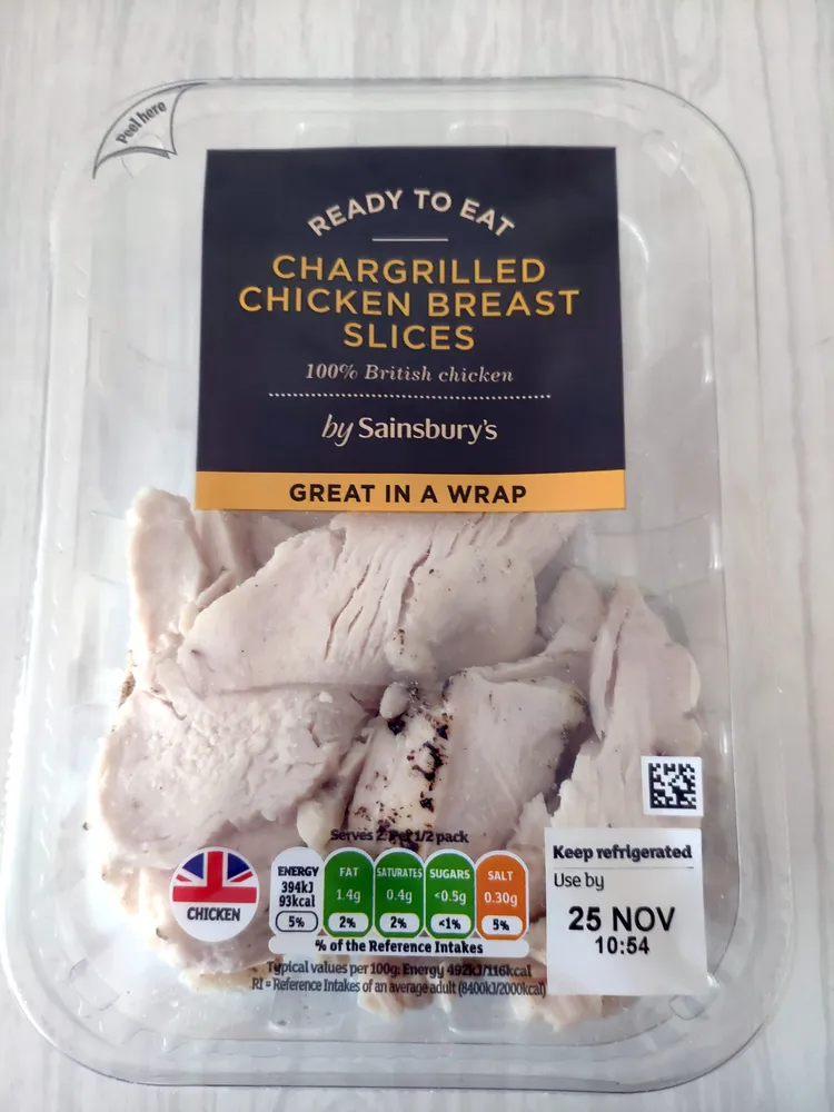 Chargrilled British Chicken Breast Slices