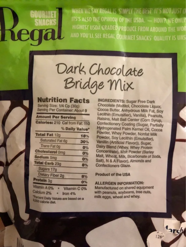 Dark Chocolate Bridge Mix