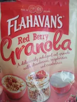 Flahavans red berry granola